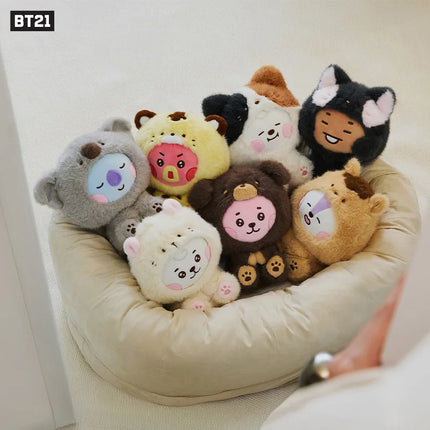 Bt21 New Baby Zoo Animal Costume Sitting Plush Dolls Cartoon Character Soft Fluffy Stuffed Toys Cute Collectible Gift For Women