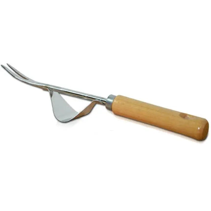 1Pc Hot Selling Practical Model Wooden Hand Weeder Removal Machine Steel Root Extractor Long Handle Garden Tool Weed Puller