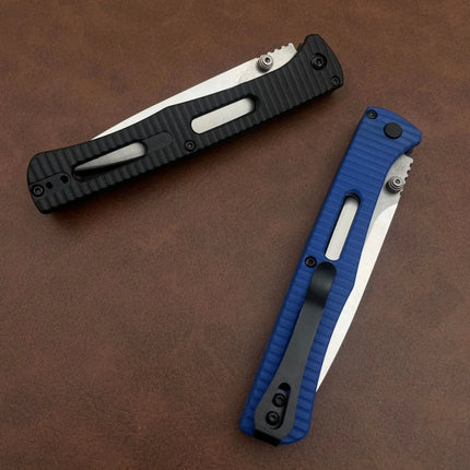 417 Portable Folding Knife Wilderness Knives 9Cr13Mov Blade Nylon Wave Fiber Handle EDC Survival Pocket Knives Fishing Tool