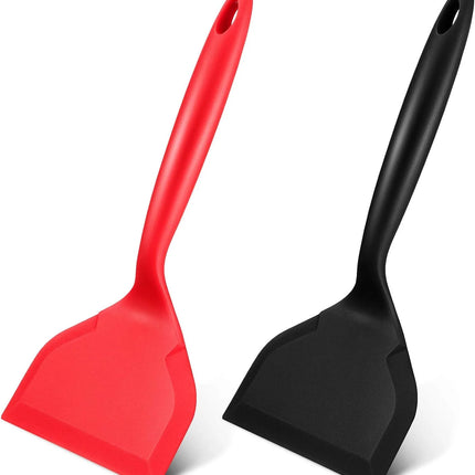 Wide Silicone Spatula Shovel Turner Nonstick Fried Shovel Fish Spatula Silicone Wide Flexible Turner for Nonstick Cookware Egg