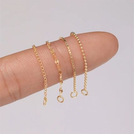 CANNER 1PC 925 Sterling Silver Chain Tassel Piercing Earrings Chain Charm Accessories For Woman Shiny Earring Fine Jewelry Gift