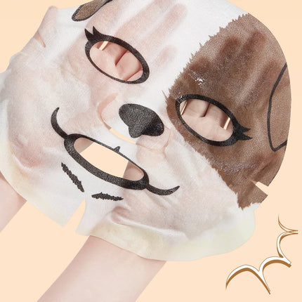5pcs SADOER Animal Pattern Masks Face Mask Moisturizing Anti Wrinkles Anti-Aging Whitening Facial Masks Skin Care Novel Products
