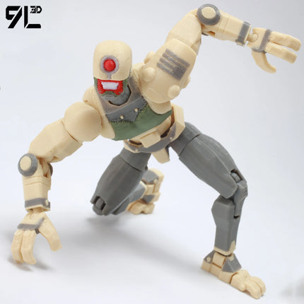 9L3D Lucky13 Dummy13 Reanimator Invinc Action Figure Toy 3D Printed Movable Doll Multi-Jointed Hero Collectible Desktop Ornament