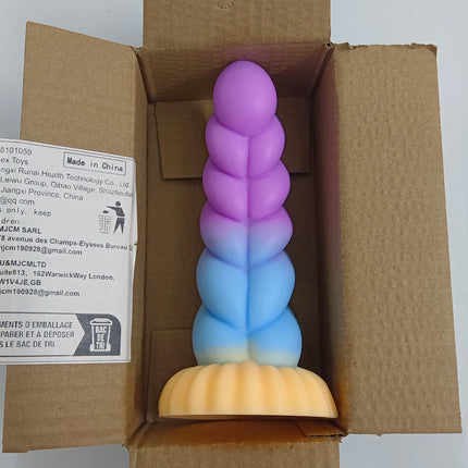 Silicone Soft Anal Toys Transparent Luminous Butt Plug 3 Size Adult Toys Tapon Anal Plug Braided Dilatador Anal Dildo Buttplug
