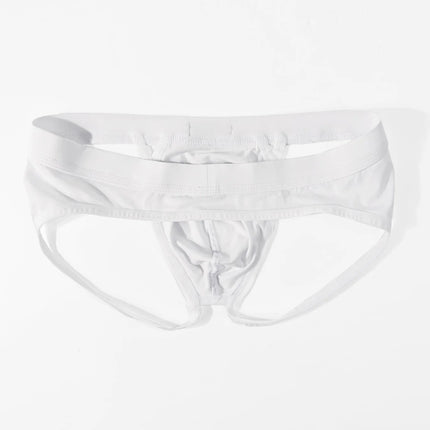 Men's Sexy Backless Breathable Thong Jockstrap Panties Jock Strap Briefs Comfortable Male Lingerie Underpants