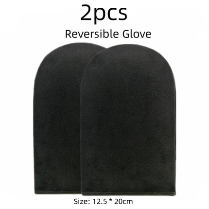 Self Applicator Tanning Glove Mitt 2pcs Reusable Body Face Back Tan Tools
