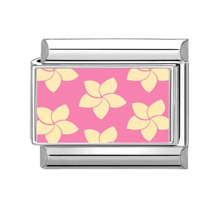 Y2K Wholesale Cute Heart Flowers Italian Charm Link Fit 9mm Stainless Steel Jewelry DIY Making Women Bracelets Gifts