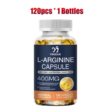 Buy 1 Get 1 Free! L-Arginine Supplement, Support Blood Flow, Energy & Heart Health, Pre-Workout Pump, Muscle Growth & Endurance