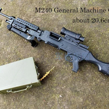 1/6 AK47 G36  TAVOR Assault Rifle Light Machine Gun PKP M240 RPK74 Plastic Assemble Model Kit Soldier Weapon Boy Toys