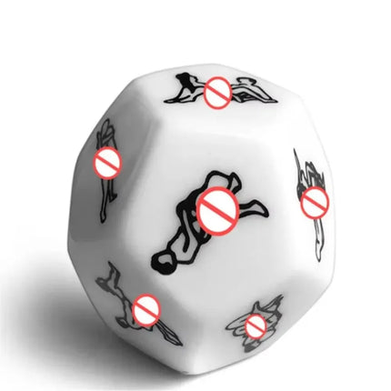 12-Position Erotic Sex Dice for Gay Couples - Romance Humour Party Game, Adult Gambling Craps Sex Toy Gift  Sex Toys for Couples