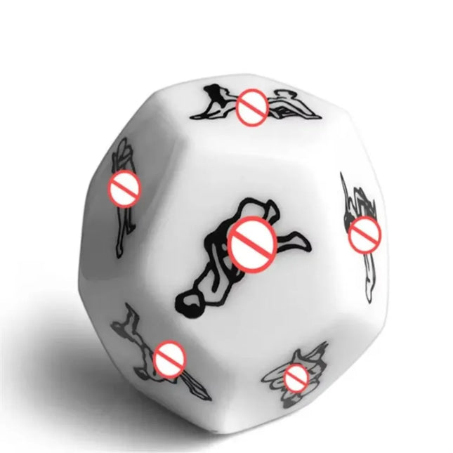 12-Position Erotic Sex Dice for Gay Couples - Romance Humor Party Game, Adult Gambling Craps Sex Toy Gift Sex Toys for Couples
