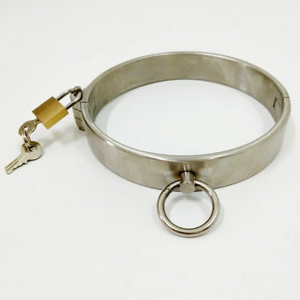 Metal BDSM Locks Neck Collar Hand Ankle Cuffs Adult Games Slave Restraints Adult Toys Sex Game for Couples Bondage Handcuffs
