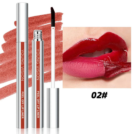 YOUNG VISION Peel-off Lip Tint Matte Long-lasting Lip Liner Pencil