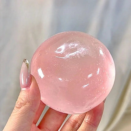 Maltose Squishy Toy Stress Ball Cute Mochi Anti Stress Fidget Toy Soft Simulated Bule Transparent Ball Quick-rebound Squeeze Toy