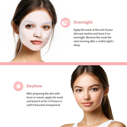 4pcs Collagen Deep Face Mask Hydrating Overnight Moisturizing Face Mask Pore Minimizing Plumping Travel Essentials Beauty Skinca