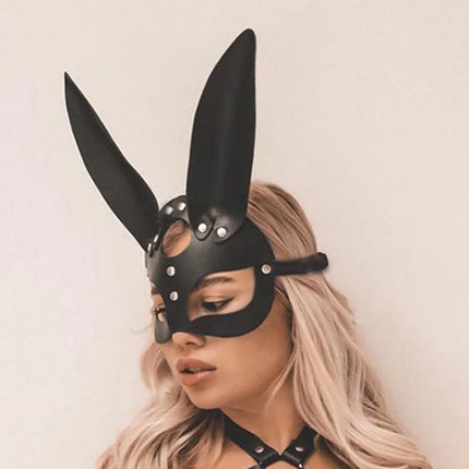 Women Sexy Body Harness Belt Bdsm Bondage Thigh Garter Belt Leather Lingerie Mask Leather Goth Fetish Clothing Exotic Accessorie