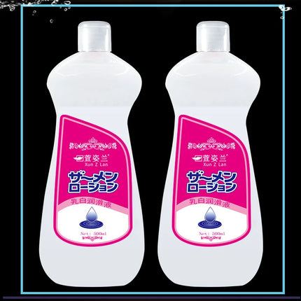 500ML Emulsion Lubricant Anal Lubricant Easy to clean, colorless and odorless, safe and healthy gay vaginal adult products