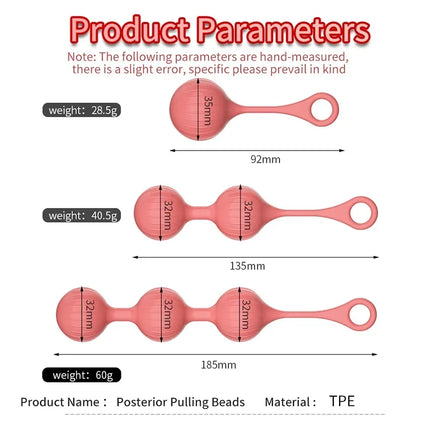 Anal Beads Balls Long Dildo Training,Silicone Anus Ass Butt Plug Analplug Buttplug Sex Toys Analsex Prostate G-Spot Stimulating