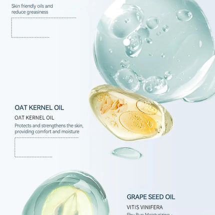 Forcolour Oat Gentle Makeup Remover Cleansing Balm for All Skin Types Refreshing Moisturizing Deep Cleansing Makeup Remover