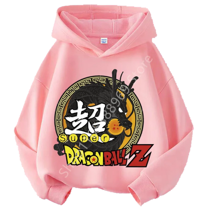 2026 Dragon Ball Chibi Characters Kids Hoodie 100-160 Size 3-12 Years Boys Casual Sporty Children's Sweatshirt