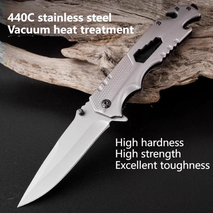 Folding Pocket Fruit Knife Ultra-Sharp High-Hardness Melon & Fruit Knife Peeling Knife Meat Cutting Knife Steak & Lamb Chop Dinn