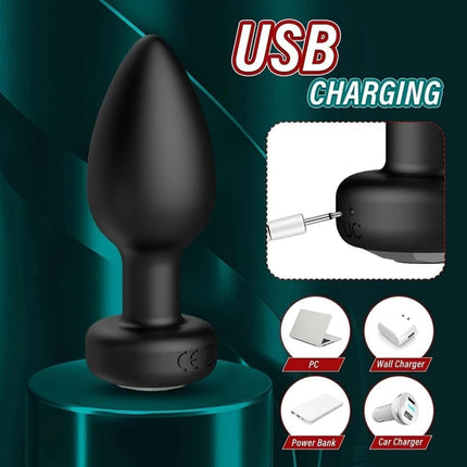 Remote Wireless Control Anal Vibrator Butt Plug Male Prostate Massager Female Vagina Masturbator for Adult Sex Toys Women Gay