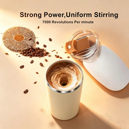 Electric 400ML Magnetic Automatic Mixing Cup USB Rechargeable Waterproof Milk Coffee Self Mixing Mug Suitable for Different Cups