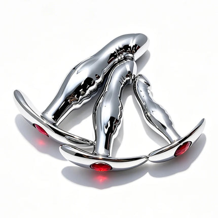 Metal Anal Plug,Butt Anal Plug,S/M/L Sizes,Unisex Adult Sex Toys for Men Women For Female Male Gay,Anal Massager,Pleasure Toy