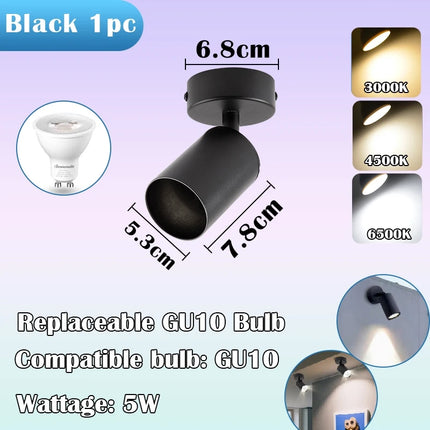 110v 220v LED Ceiling Light GU10 LED Track Spot Light for Chandelier Bedroom Corridor Ceiling Lamp  Replacement Bulb lighting
