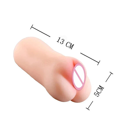 Realistic Vagina Deep Throat Artificial Pussy Anal Anus Oral Male Masturbator Blowjob Masturbation Cup Sex Toys For Men Adults
