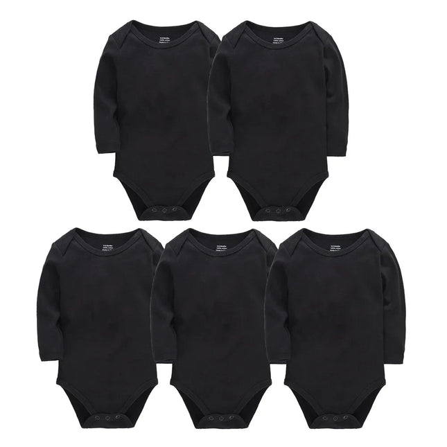 Kavkas Baby Boy Girl Clothes 0-24 Months 3/5 Pcs a Lot 100% Cotton Newborn Baby Bodysuit Long Sleeve Four Season Jumpsuit