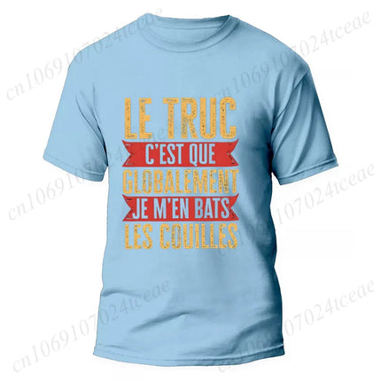 Funny French Men Shirt Retro Don't Fight The Balls Tops Humor Vintage Casual T-shirt Unisex Summer Tops O Neck Short Sleeve Tees