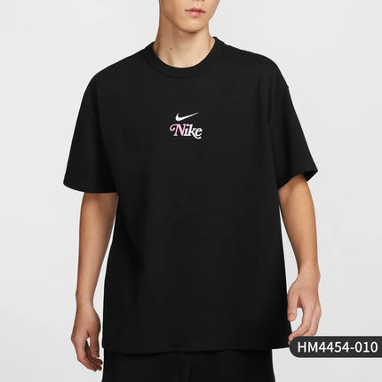 Nike Official Genuine 2024 New Men's Soft Skin-Friendly Loose Short-Sleeve T-Shirt HM4454-010