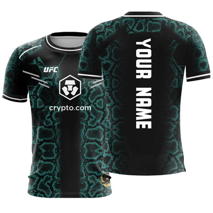 2026 New Customized Name UFC Boxing New Hot Selling Fans T-shirt Extreme Sports Round Neck Short Sleeve Casual Fashion Top