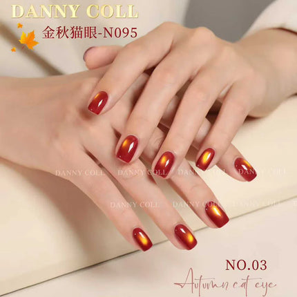 Autumn Brown Cat Eye Gel Polish Set With Color Display HEMA/TPO Free Luxury Magnetic Gel Soak Off UV LED Nail Varnish UV Gel Kit