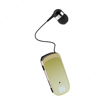 K65 Fashion Bluetooth Headset Business Retractable Lavalier Type Earphone Single Ear Hands Free with Wire Super Long Standby