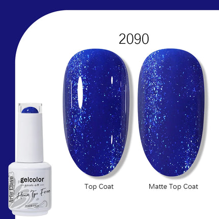 Arte Clavo TPO FREE HEMA FREE Gel Nail Polish UV Multi Use Semi Permanent Soak Off Autumn Winter Nail Art Hybrid Varnish 15ml