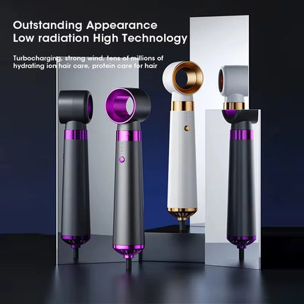 5 in 1 Multifunction Hair Dryer Hot Air Comb with Automatic Curling Rod Straightener Fast Dry Salon Tool