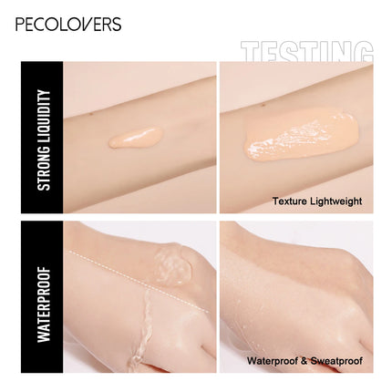 1 Pcs Full Coverage Face Foundation, Strong Coverage Oil-control,  Waterproof Long-lasting, Suitable for Multiple Skin Tones