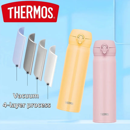 THERMOS Bottle 350/500ml Thermal Mug Stainless Steel Vacuum Flasks,6 H Keep Hot Cold, Leakproof Coffee for Office Outdoor Travel