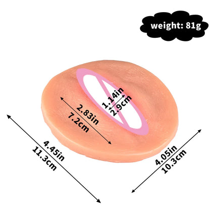 Silicone Realistic Vagina Underwear Pad Masturbator Skin Fake Vulva Clitoris Sex toys for Women Crossdresser Crotch Pad