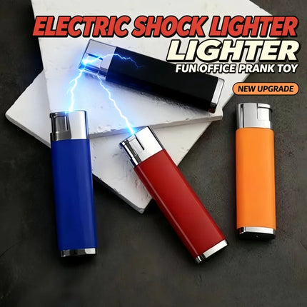 Novelty Prank Toy Lighter Shape Joke Gadget Harmless Mild Shock Trick Prop for April Fool Party Prank Gift Multi Color Optional