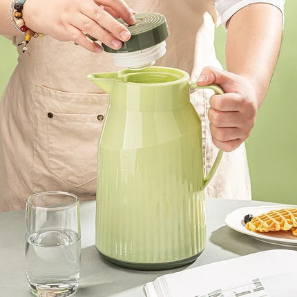 Glass thermos double-layer kettle household 1L large-capacity hot water bottle liner vacuum thermos bottle warmer coffee kettle