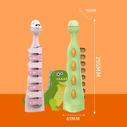 Dr. Rabbit Dinosaur Eight-Key Harmonica Children's Harmonica Instrument Beginner's Guide Kindergarten Kids Teaching Aid Zero Foundation