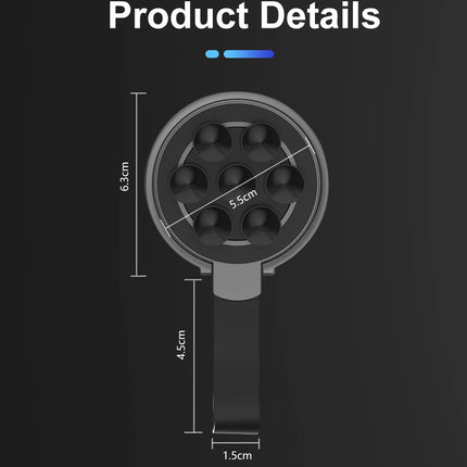 Universal Mirror Magnetic Phone Holder for Magsafe 360° Rotation Folding Magnet Bracket for iPhone 17 16 Samsung Portable Stand