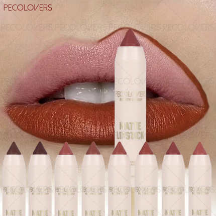 1 Pcs Matte Velvet Lipliner & Lipstick Pen, Smooth Easy To Apply, Precise To Definded Lip Lines, High Color Rendering Non-sticky