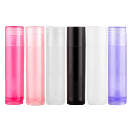 50Pcs 5ml Lip Balm Tube Empty Cosmetic Organizer Lipstick Jars Balm Lip Gloss Tubes Container for Travel Makeup Bottles