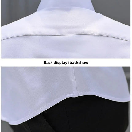 Spring New Men's Classic White Shirt Long Sleeve Plus Size Business Casual Shirt Work Korean Style Slims Smooths Your Silhouette
