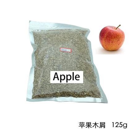 Smoked Sawdust Wood Chips for Smoking 125g/bag Apple Cherry Oak Hickory,Outdoor Smoker Fumigation Box Bacon Wood BBQ Accessories