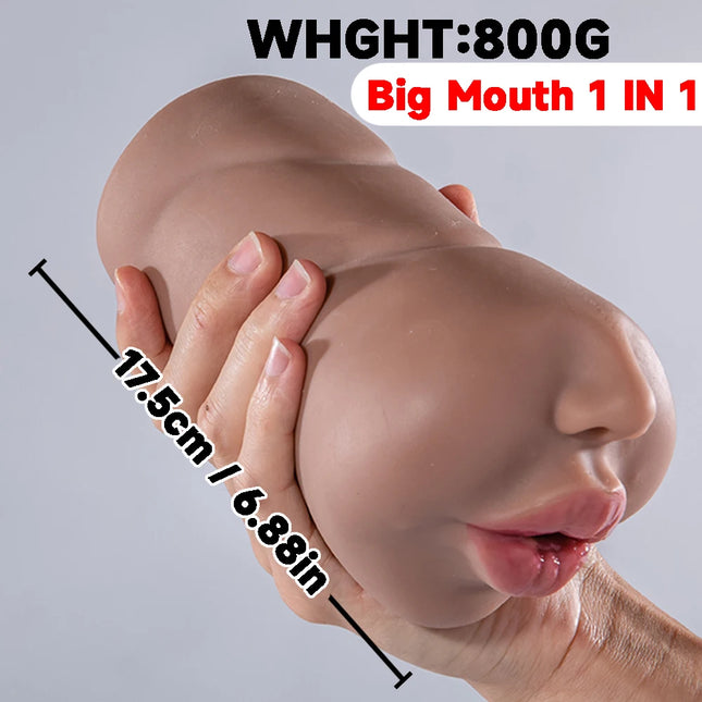 Realistic 3D Silicone Female Torso Sex Doll Half Body Pussy Male Masturbator Adult Toys Plus Size Curvy Masturbation Toy for Me